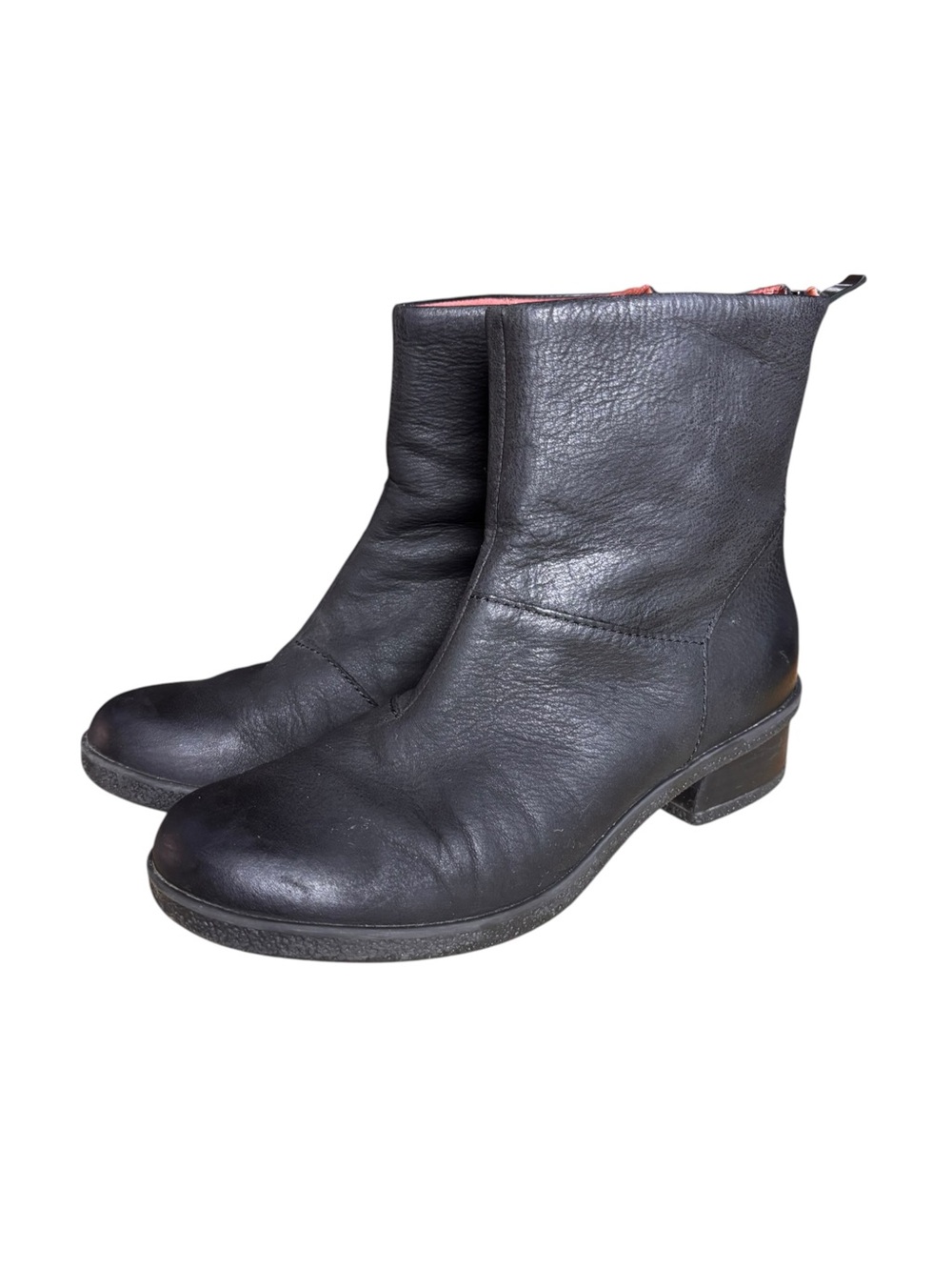Dansko Brianne Black Leather Ankle Boots – Women’s Size 37 (US 7)